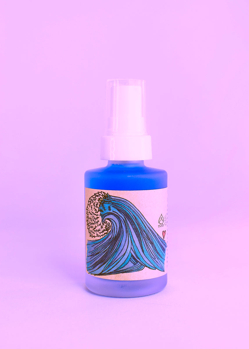 Ocean Blossom Elixir // oil free serum – plant makeup