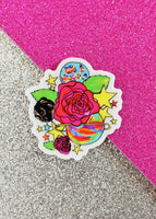 Space Rose Sticker